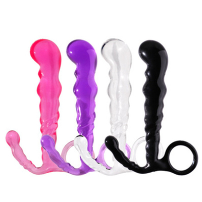 Weicher wasserdichter Kolben-Stecker der Perlen-3pcs, analer Dildo-Stecker-Höhlen-Prostatamassager