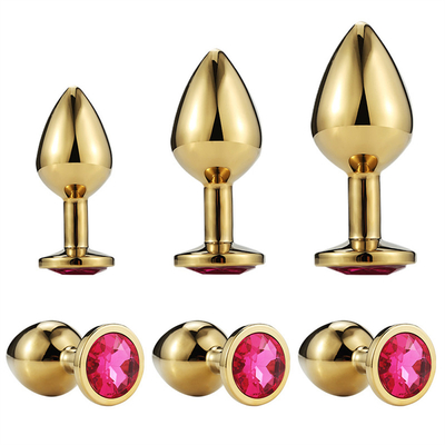 Hochwertige Schmuck-Sex-Spielzeug Goldl Anal-Plug für Erwachsene