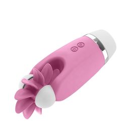12 Geschwindigkeits-Rotations-Oralverkehr-Zunge, die Toy Female Masturbator Clit Nipple-Vibrator-rollendes Sexspielzeug für Frauen leckt
