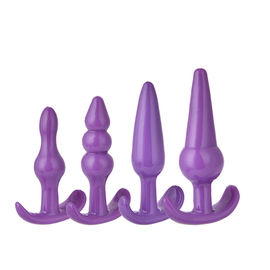 Multi Form-Silikon-Erwachsen-anale Spielwaren-große Farbe drei für Paare