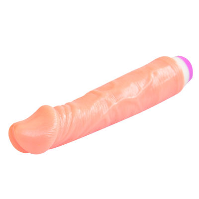 Penis Stepless realistischer Dildo TPE-Penis-Vibrator-künstliche Penis für Frau