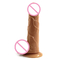 7 Zoll TPEs realistische Dildo-Sexspielzeug-für Frauen-heiße Verkaufs-Fälschung Dick