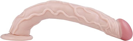 15 Zoll lebensechter, flexibler, dicker, realistischer, riesiger Monsterdildo mit starkem Saugnapf