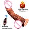 10 Modi 9,6 &quot;Thrusting Dildo Vibrator, realistische vibrierende Dildos mit Fernbedienung