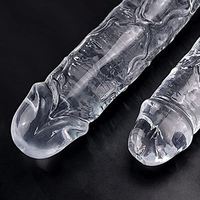7 Zoll kleiner Dildo, weicher lebensechter Anfänger Sexspielzeug Jelly Dildo klar mit starkem Saugnapf für Frauen/Männer/Schwule