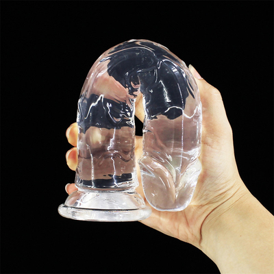 7 Zoll kleiner Dildo, weicher lebensechter Anfänger Sexspielzeug Jelly Dildo klar mit starkem Saugnapf für Frauen/Männer/Schwule