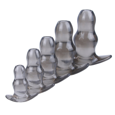 Doppelter Tunnel-Stecker der perfekten Passform, TPE-/Silikon-Höhlen-Kolben-Stecker für anales Training