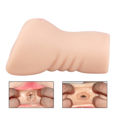 2 erwachsenen dem Sexspielzeug in der männlichen Masturbators-1 mit realistischem strukturiertem Tasche 3D Pussy und festem Anus-Sex Stroker für Männer