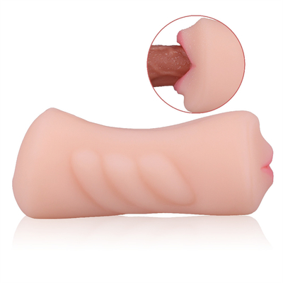Freies Beispielrealistische Vagina Masturbator-Mundmund-Flugzeug-Schalenpocke Pussy-vertraute tiefe Kehldoppeltes Loch-Sex-Spielzeug für