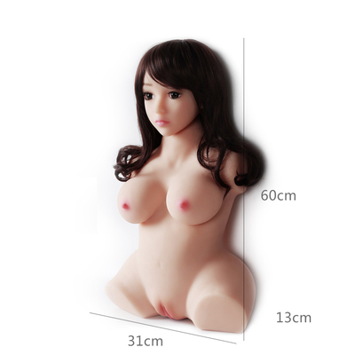 Halbes Körper-Sex-Puppen-erwachsenes Produkt-japanische Toy Vagina Big Natural Ass-Chinesin Pussy-Puppe für Männer männlichen Masturbator
