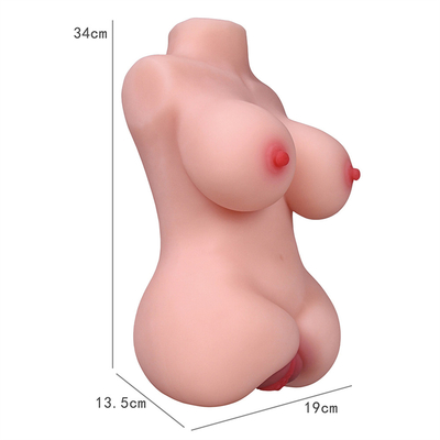 Wirklicher Haut-halber Körper weicher Pussy-Esel für männliche große Torso-Hinterteil-Masturbations-enorme Esels-Toy Big Torso Boobs Sex-Vagina für M