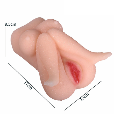 Lebensechtes männliches Vagina und Anus Masturbator-Tasche Pussy-3D realistisches strukturiertes erwachsenes Sexspielzeug Stroker für Mann-Masturbation