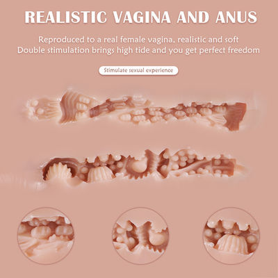 Spitzenverkäufe stecken Liebes-Puppen-Sex-wirkliche realistische halbe Körper-Sex-Puppe Pussy-Mann Masturbator-2.5kg ein