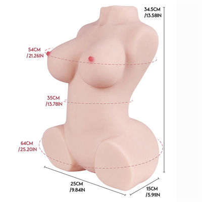 Spitzenverkauf Toy Real Women Modeling Pussy-Torso-Puppe 10 Kilogramm-männlichen Geschlechts für Mann Masturbator
