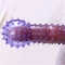 Silikon-blaues Finger-Ärmel-Penis-Ring Sex Toys Medical TPE