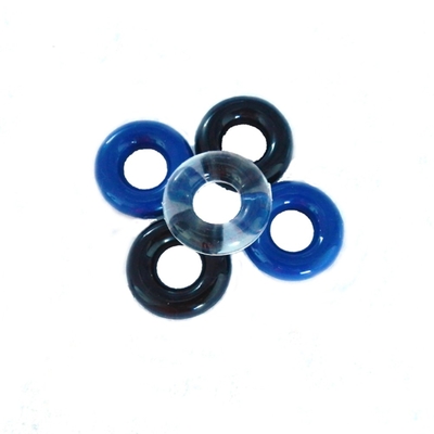 Verspätungs-Penis Ring Crystal Ring Color Random Silicone Ring für Mann
