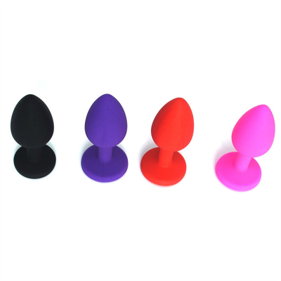 Tragbares Silikon Jeweled Chastity Anal Plug Adult Toy-Kolben-Stecker-anale homosexuelle erwachsene Spielwaren für Männer