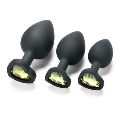 Tragbares Silikon Jeweled Chastity Anal Plug Adult Toy-Kolben-Stecker-anale homosexuelle erwachsene Spielwaren für Männer