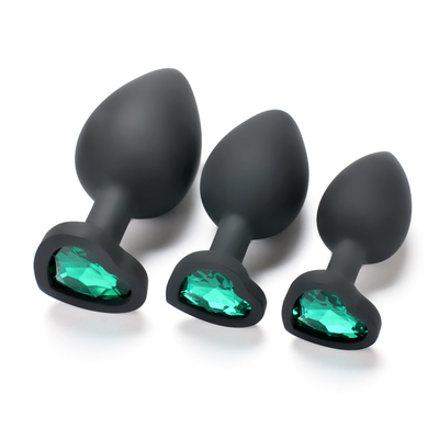Tragbares Silikon Jeweled Chastity Anal Plug Adult Toy-Kolben-Stecker-anale homosexuelle erwachsene Spielwaren für Männer