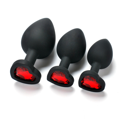 Tragbares Silikon Jeweled Chastity Anal Plug Adult Toy-Kolben-Stecker-anale homosexuelle erwachsene Spielwaren für Männer