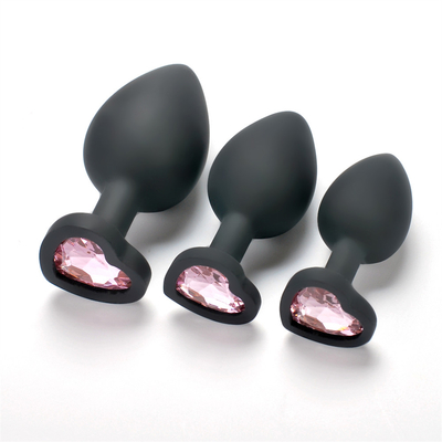 Tragbares Silikon Jeweled Chastity Anal Plug Adult Toy-Kolben-Stecker-anale homosexuelle erwachsene Spielwaren für Männer