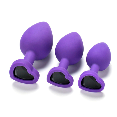 Tragbares Silikon Jeweled Chastity Anal Plug Adult Toy-Kolben-Stecker-anale homosexuelle erwachsene Spielwaren für Männer