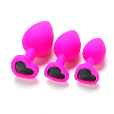 Tragbares Silikon Jeweled Chastity Anal Plug Adult Toy-Kolben-Stecker-anale homosexuelle erwachsene Spielwaren für Männer