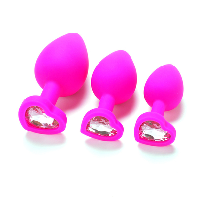 Tragbares Silikon Jeweled Chastity Anal Plug Adult Toy-Kolben-Stecker-anale homosexuelle erwachsene Spielwaren für Männer