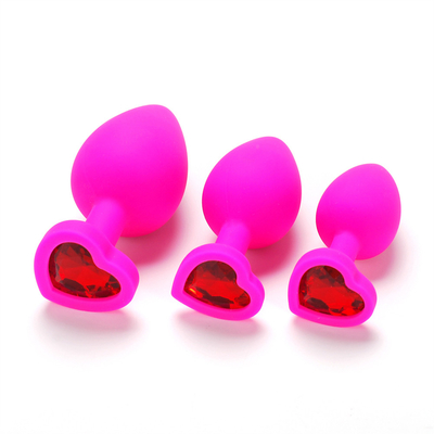 Tragbares Silikon Jeweled Chastity Anal Plug Adult Toy-Kolben-Stecker-anale homosexuelle erwachsene Spielwaren für Männer