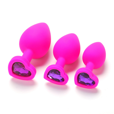 Tragbares Silikon Jeweled Chastity Anal Plug Adult Toy-Kolben-Stecker-anale homosexuelle erwachsene Spielwaren für Männer