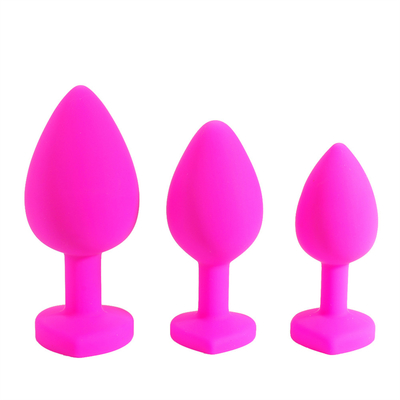 Tragbares Silikon Jeweled Chastity Anal Plug Adult Toy-Kolben-Stecker-anale homosexuelle erwachsene Spielwaren für Männer