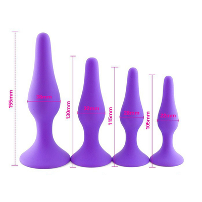 Silikon-analer Stecker-männlicher Prostatamassager-Kolben-Stecker für erwachsenen erotischen Toy Anal