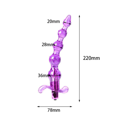 Analer Perlen-Vibrator-weicher Prostatamassage-analer Stecker-anale erwachsene Spielwaren für Frauen