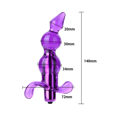 Analer Perlen-Vibrator-weicher Prostatamassage-analer Stecker-anale erwachsene Spielwaren für Frauen