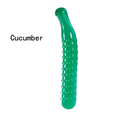 Heiße Verkauf Frucht-Gemüse Kristalldildos-anales Stecker-Vagina-Klitoris Massager-Sexspielzeug für weibliche Masturbation