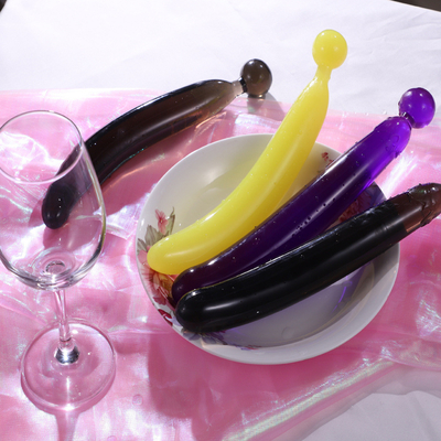 Heiße Verkauf Frucht-Gemüse Kristalldildos-anales Stecker-Vagina-Klitoris Massager-Sexspielzeug für weibliche Masturbation
