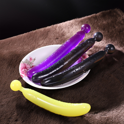Heiße Verkauf Frucht-Gemüse Kristalldildos-anales Stecker-Vagina-Klitoris Massager-Sexspielzeug für weibliche Masturbation