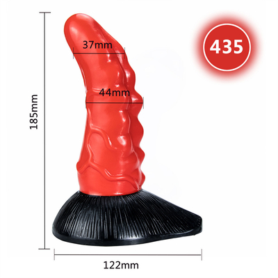 Sex Riesenhund Dildo bunte Dinosaurier Waage Penis mit Saugbecher Sex-Spielzeug für Frauen Silikon großer Penis Tier riesige Di