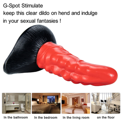 Sex Riesenhund Dildo bunte Dinosaurier Waage Penis mit Saugbecher Sex-Spielzeug für Frauen Silikon großer Penis Tier riesige Di