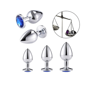 Verschiedene Farben Schmuck Sexspielzeug Metallanalstecker für Erwachsene