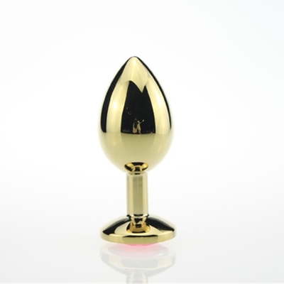 Hochwertige Schmuck-Sex-Spielzeug Goldl Anal-Plug für Erwachsene