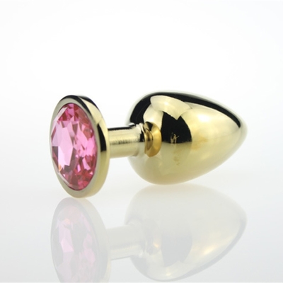 Hochwertige Schmuck-Sex-Spielzeug Goldl Anal-Plug für Erwachsene