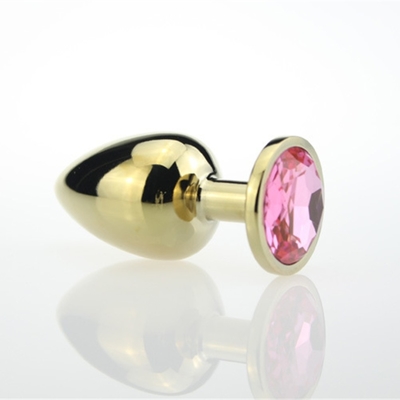 Hochwertige Schmuck-Sex-Spielzeug Goldl Anal-Plug für Erwachsene