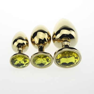 Hochwertige Schmuck-Sex-Spielzeug Goldl Anal-Plug für Erwachsene