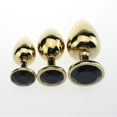 Hochwertige Schmuck-Sex-Spielzeug Goldl Anal-Plug für Erwachsene