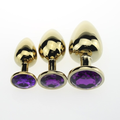 Hochwertige Schmuck-Sex-Spielzeug Goldl Anal-Plug für Erwachsene