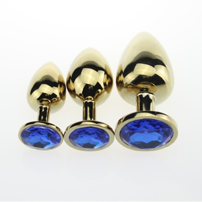 Hochwertige Schmuck-Sex-Spielzeug Goldl Anal-Plug für Erwachsene