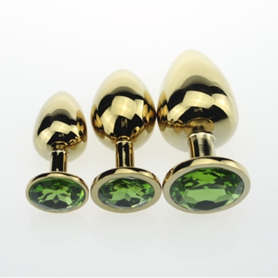 Hochwertige Schmuck-Sex-Spielzeug Goldl Anal-Plug für Erwachsene