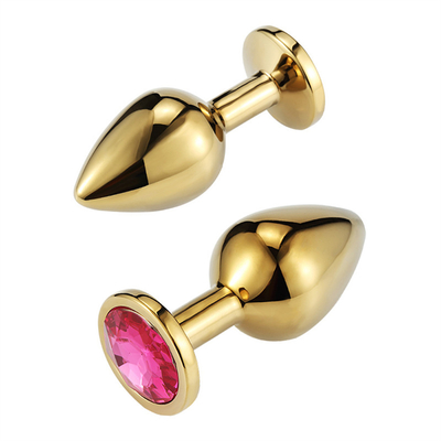 Hochwertige Schmuck-Sex-Spielzeug Goldl Anal-Plug für Erwachsene