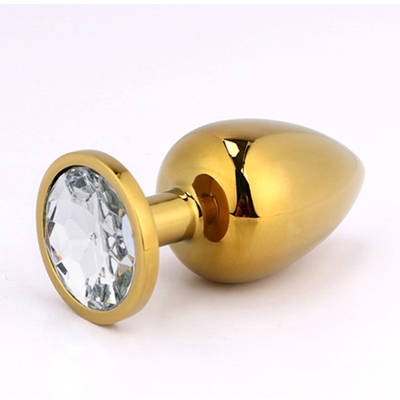 Hochwertige Schmuck-Sex-Spielzeug Goldl Anal-Plug für Erwachsene